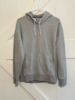 All In Motion Men’s Small Gray Heather Fleece Pullover Hoodie Athletic